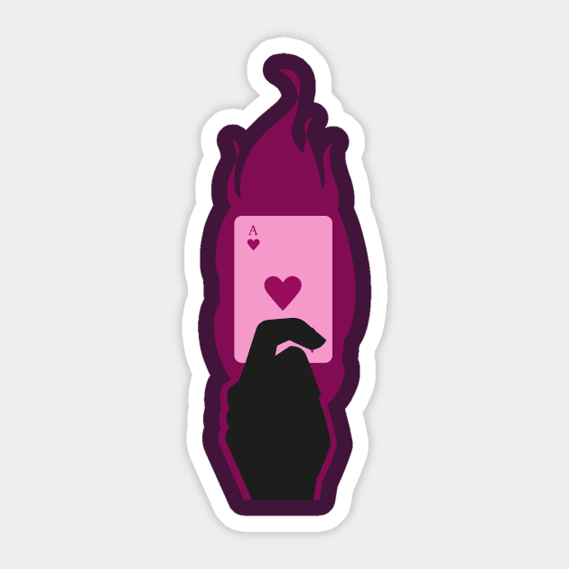 Minimalist Gambit Sticker by PWCreate